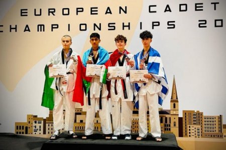 Азербайджанские тхэквондисты добились исторического успеха на чемпионате Европы