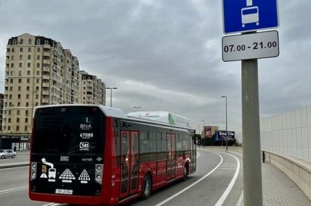 В Баку создана новая автобусная полоса: водителей предупредили о штрафах