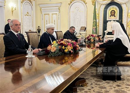 Аллахшукюр Пашазаде встретился с Патриархом Московским и всея Руси