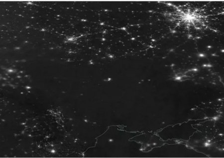 NASA показало обесточенную Украину