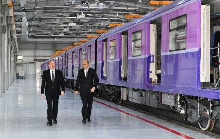 Ильхам Алиев принял участие в открытии станции метро "Ходжасан"