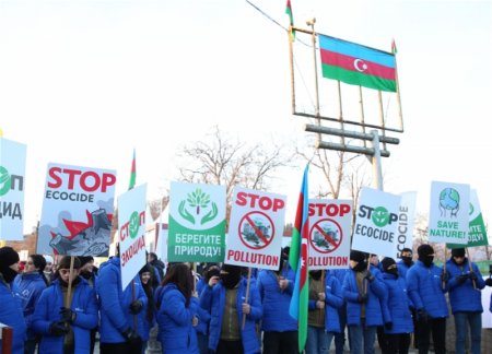 Акция протеста на дороге Ханкенди-Лачин продолжается уже 13-й день