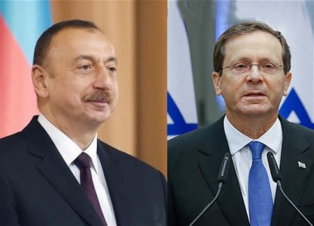 Ицхак Герцог поздравил Президента Ильхама Алиева