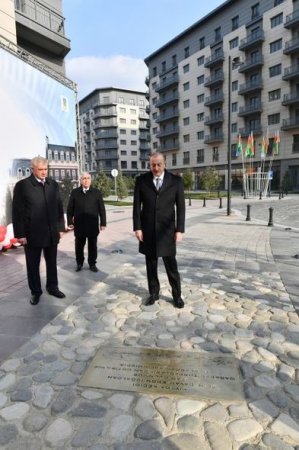 Ильхам Алиев заложил фундамент Комплекса карабахских скакунов