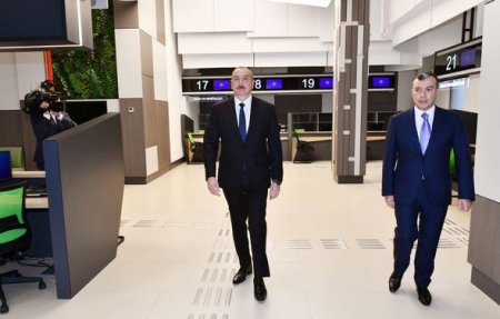 Президент Ильхам Алиев принял участие в открытии Центра DOST №5