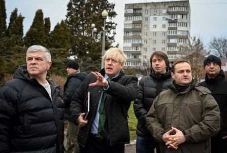 Борис Джонсон прибыл в Украину 