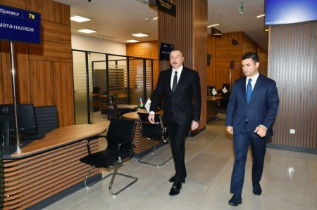 Президент Ильхам Алиев принял участие в открытии "Бакинского дома МСБ" - ФОТО