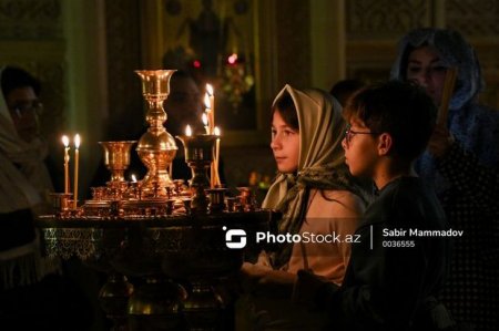 Православные Азербайджана отмечают Рождество Христово 