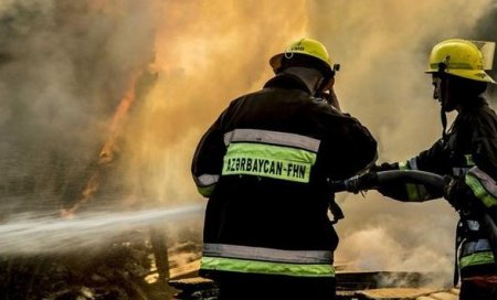 В Баку взорвалась газовая труба, произошел пожар