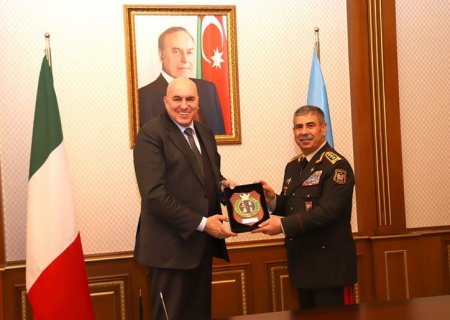 Закир Гасанов встретился с итальянским коллегой