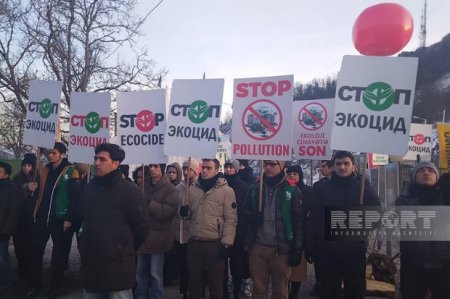 Акция протеста на дороге Ханкенди - Лачын продолжается уже 36-й день