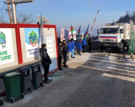 36-й день акции на дороге Ханкенди – Лачин