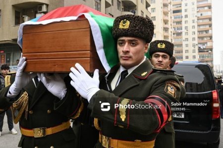 Завершилась церемония прощания с шехидом Орханом Аскеровым 