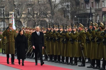В Будапеште состоялась церемония встречи Ильхама Алиева