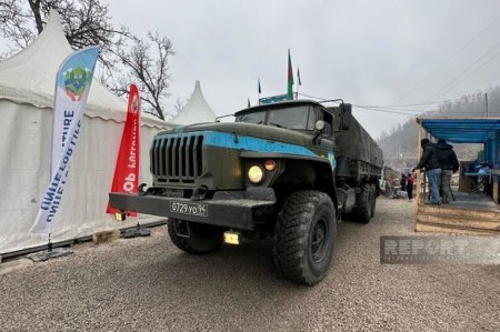 Автомобили МККК и РМК беспрепятственно проехали по дороге Ханкенди - Лачын 