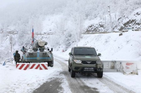 По дороге Ханкенди - Лачын беспрепятственно проехали 39 автомобилей РМК
