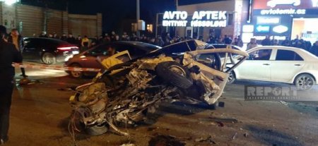 В Баку произошла цепная авария: есть погибший и раненые - ОБНОВЛЕНО + ФОТО В Баку произошла цепная авария: есть погибший и раненые - ОБНОВЛЕНО + ФОТО