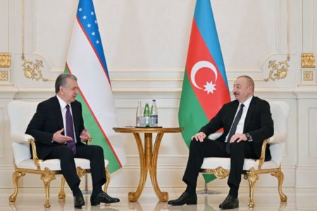 Президент Азербайджана встретился с узбекским коллегой 