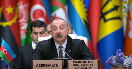 Ильхам Алиев: Наша цель — защищать справедливость и международное право