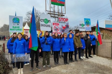 Акция на дороге Ханкенди - Лачын продолжается 82-й день