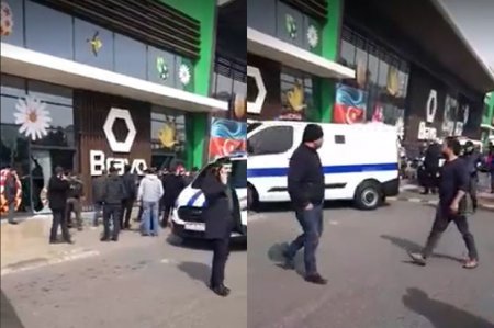 Вооруженный инцидент в маркете в Баку: есть богибший и раненые