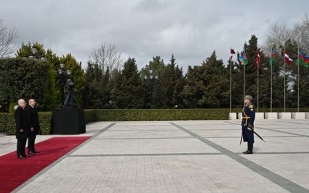 Состоялась официальная церемония встречи Президента Латвии Эгилса Левитса