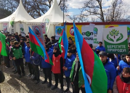 Акция протеста на дороге Ханкенди-Лачин продолжается 90-й день