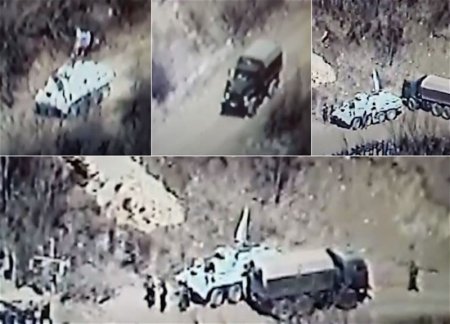 Армяне перевозят в Карабах незаконные товары военного назначения в сопровождении российских миротворцев 