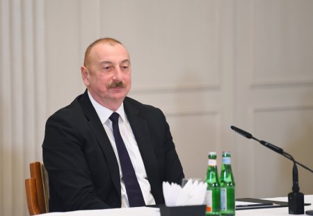 Состоялась встреча Президента Азербайджана Ильхама Алиева с деловыми людьми Германии - ФОТО