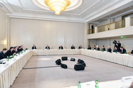 Состоялась встреча Президента Азербайджана Ильхама Алиева с деловыми людьми Германии - ФОТО