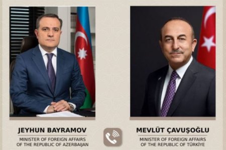 Cостоялся телефонный разговор глав МИД Азербайджана и Турции