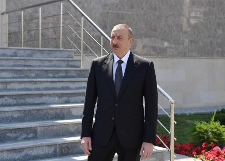 Алиев принял участие в открытии улицы Гейдара Алиева