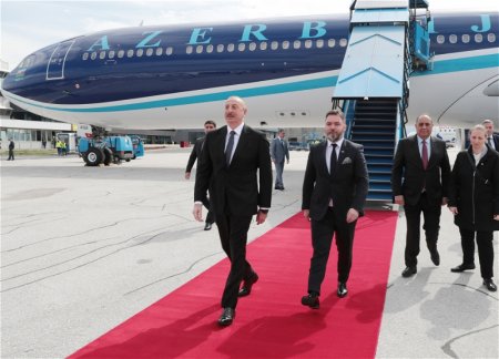 Ильхам Алиев прибыл с официальным визитом в Боснию и Герцеговину
