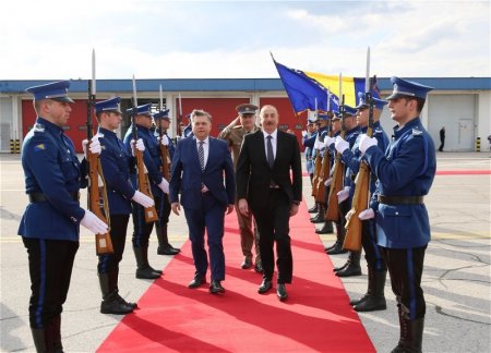 Завершился официальный визит Президента Ильхама Алиева в Боснию и Герцеговину