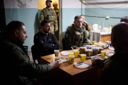 Зеленский на передовой в Донецкой области Зеленский на передовой в Донецкой области