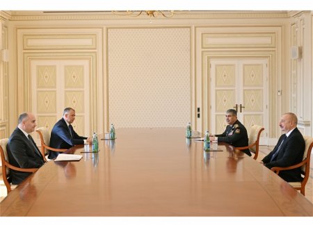 Президент Азербайджана принял главу Минобороны Грузии