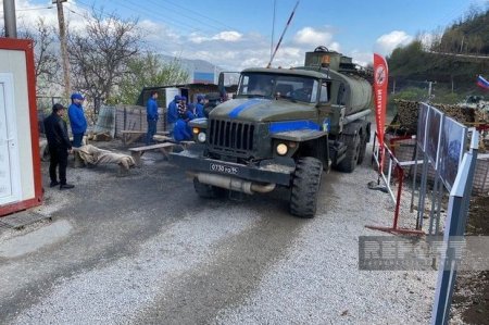 138-й день акции экоактивистов: автомобили миротворцев беспрепятственно проехали по дороге Ханкенди - Лачын