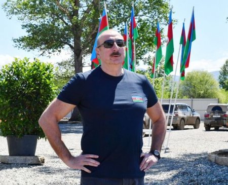 Ильхам Алиев посетил Джебраильский район