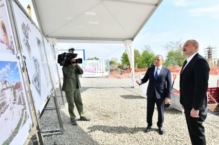 Заложен фундамент нежилого здания на улице Карабах в городе Шуша - 