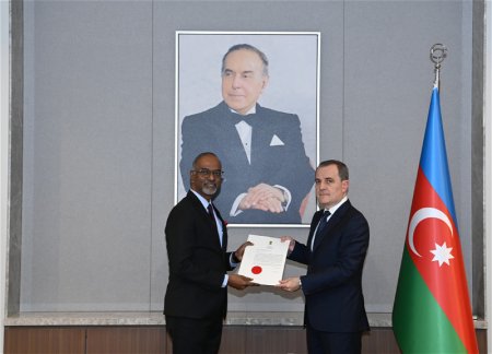 Глава МИД Азербайджана принял нового посла Индии