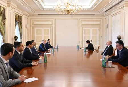 Ильхам Алиев принял председателя грузинского парламента