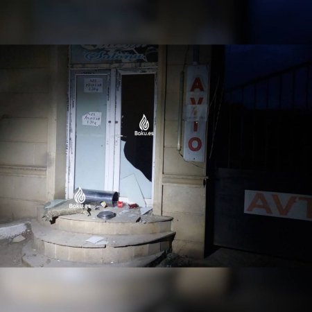 В Гяндже разыскиваются лица, бросившие взрывчатку в кафе