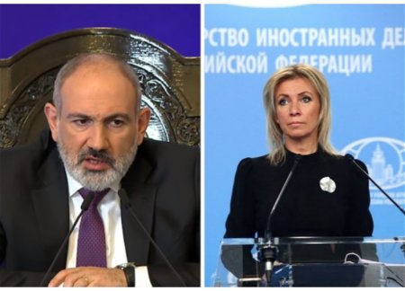Пашинян о Захаровой: Она не может быть моим собеседником