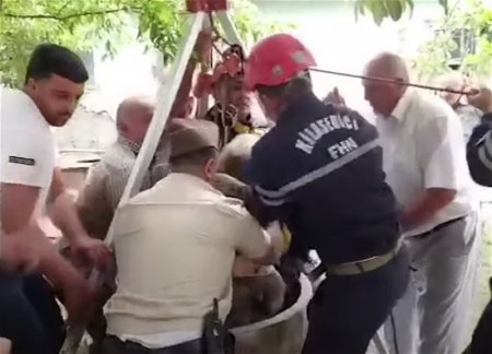 В Лянкяране спасена упавшая в колодец 87-летняя женщина 