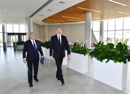 Президент Ильхам Алиев принял участие в церемонии открытия первого этапа Алятской свободной экономической зоны