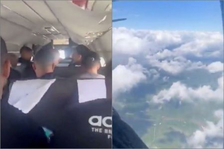 В Бразилии дверь пассажирского самолета открылась во время полета 