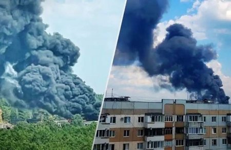 В России загорелся строящийся военный госпиталь: предполагается диверсия