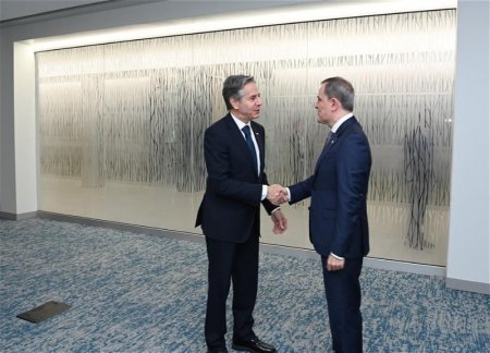 Байрамов и Блинкен обсудили перспективы переговоров по проекту мирного соглашения между Азербайджаном и Арменией