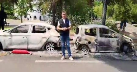 Во Франции напали на сотрудников AzTV, угрожая оружием