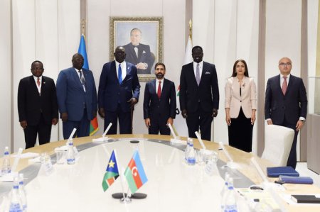 Президент SOCAR встретился с и.о. министра иностранных дел Южного Судана - ФОТО